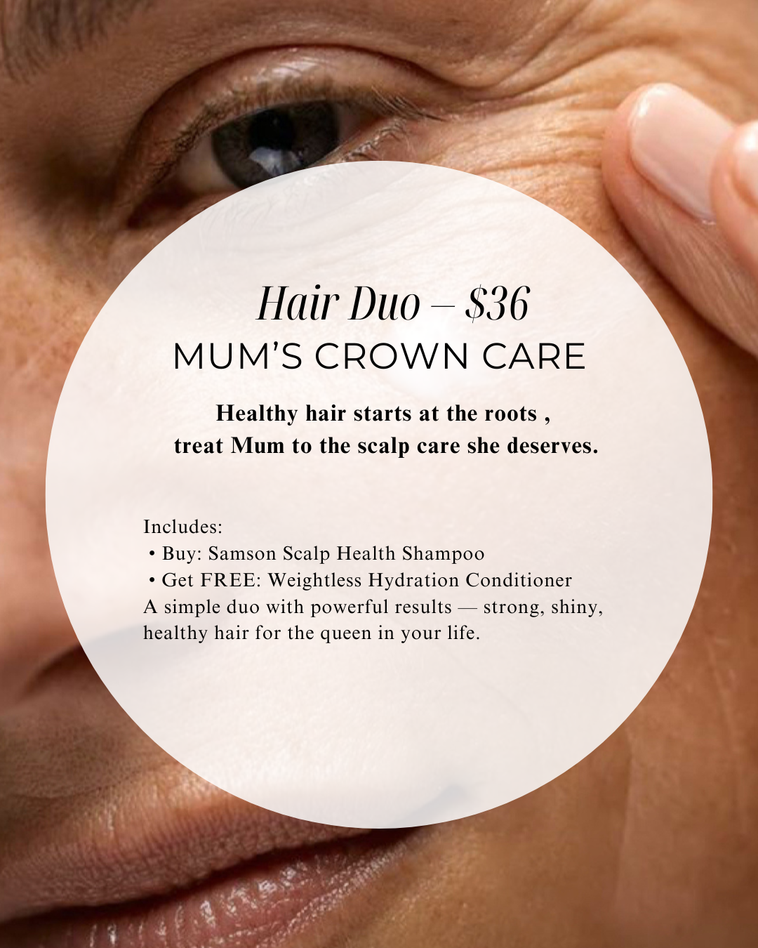 Mum's crown care