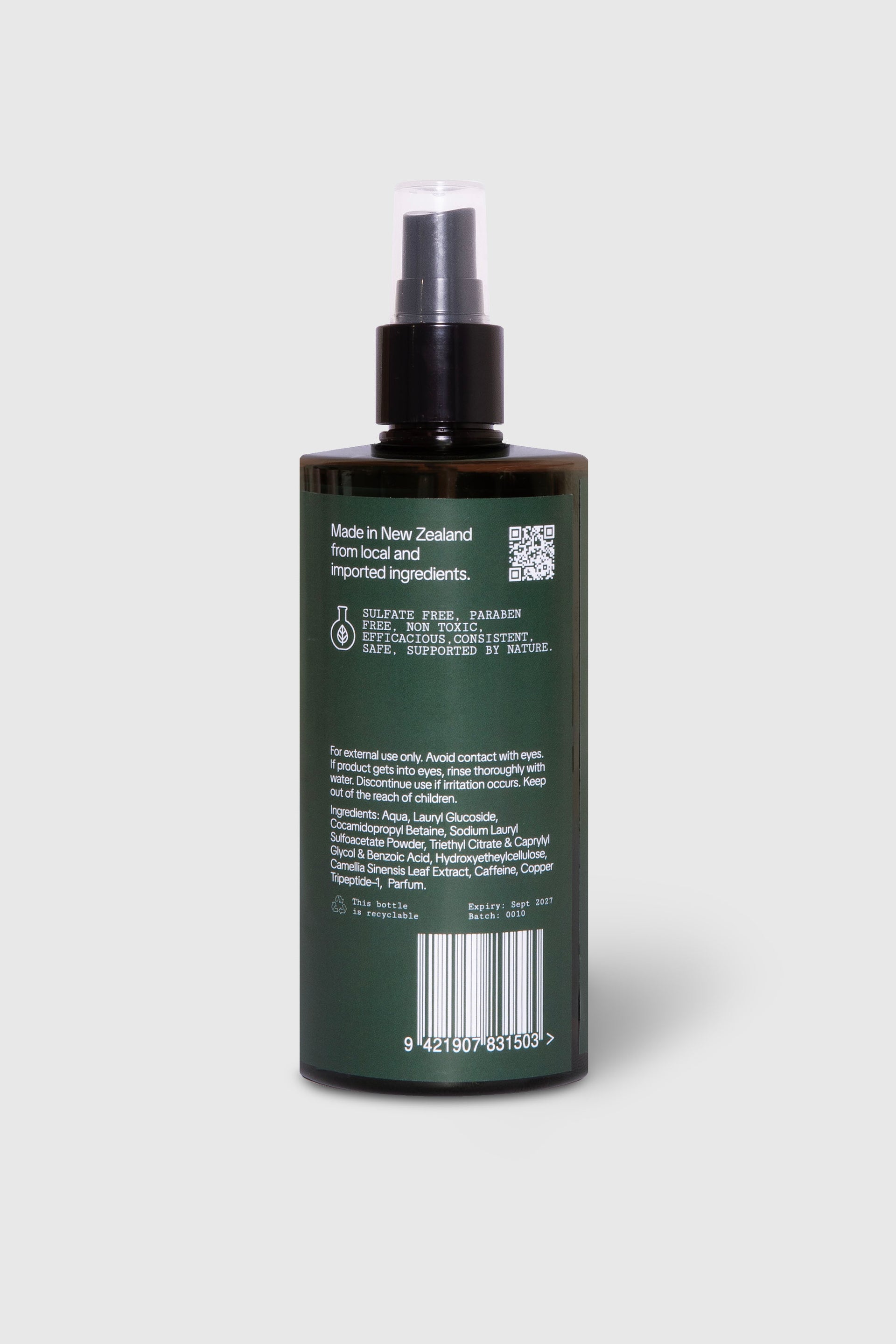 Guitar Hair-O Mens Regrowth Spray | Mens Hair Loss Treatment Spray Made in New Zealand